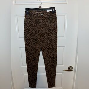 American Eagle Outfitters Brown Leopard Print Jeans